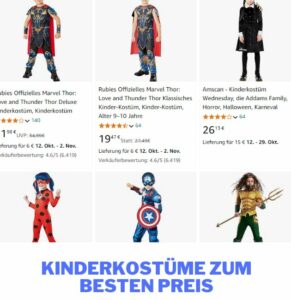 kinder kostuem from amazon